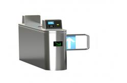 China AC220V Traffic Swing Barrier Gate Hospital Security 800mm Arm Fingerprint supplier