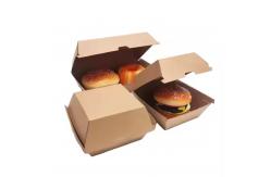 China Burger Box Biodegradable Fast Food Corrugated Cardboard Customization supplier
