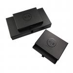 Silk Screen Printing Private Label Luxury Hair Extension Packaging Box Black Storage Cardboard Drawer Gift Box for sale