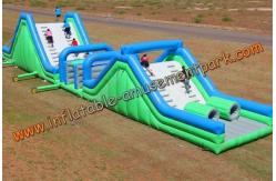 China OEM Inflatables Obstacle Course Sport Games Customized For Team supplier