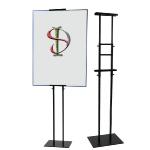 Ad Picture Metal Frame Poster Display Stand Knock Down Structure Customized Size for sale
