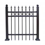 Brown Spear Design Spear Top Security Fencing Outdoor Steel Palisade Fencing for sale