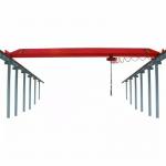 50Hz Remote Control Overhead Crane Machine Single Girder Crane Pendent Control for sale