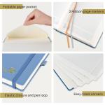 Hardcover Blue 2023 Daily Planner , Monthly Weekly Schedule 1 Page Per Day Planner