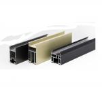 OEM Anodized Surface Aluminium Door Profiles 6063 T5 Alloy Structured Shape for sale