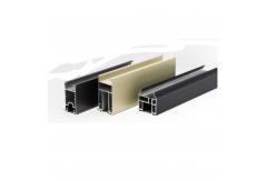 China OEM Anodized Surface Aluminium Door Profiles 6063 T5 Alloy Structured Shape supplier
