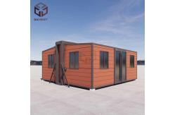 China Q235B Steel Lightweight Collapsible Tiny Prefab Folding House PVC Window supplier