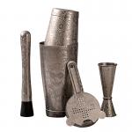7 Piece Professional Modern Mixology Bartender Kit Premium Stainless Steel Cocktail Shaker for sale