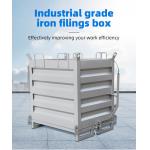 OEM Industrial Trash Bin Container Open Top Bottom Drop Bot Dumping