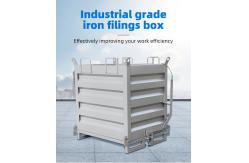 China OEM Industrial Trash Bin Container Open Top Bottom Drop Bot Dumping supplier