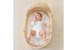 China Breathable 32*16 Inches Cradle Bed Sheets Bassinet Mattress Sheets supplier
