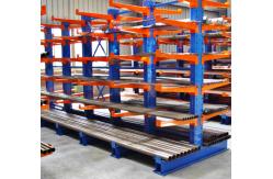 China Heavy Long Span Selective Cantilever Racking System For Long Pipes / Items supplier
