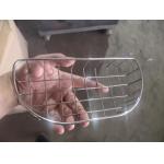 Metal Iron Wire Laundry Fruit Vegetable Storage Stackable Basket With Handle
