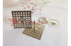China 40mm Perforated Base Install Pins With Ashesive Application supplier