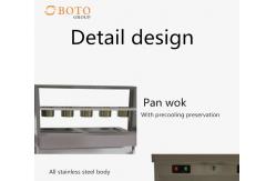 China High Effiency Big Capacity Stainless Steel Fried Ice Cream Roll Machine supplier