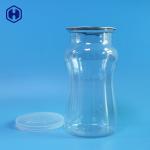 Thin Wall Clear Plastic Cans Lightweight Cylindrical Plastic Containers for sale