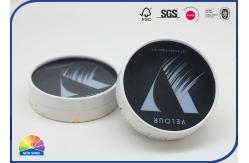 China Eye Lashes Custom Matte Cylinder Composite Paper Tube With Plastic Window supplier