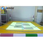 Dynamic Trampoline Interactive Projector Games with Camera Computer Integrated Host