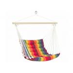 Swing Outdoor Patio Rainbow Hammock Chair With 5CM Thick Cotton for sale
