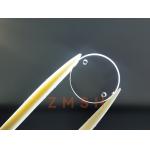 Customized Size Sapphire Optical Window 2mm Thickness With Hole for sale