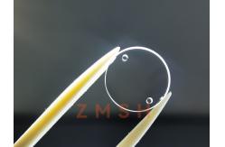 China Customized Size Sapphire Optical Window 2mm Thickness With Hole supplier