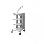 Endoscope Hysteroscopic Medical Trolley 664mmx638mmx1650mm for sale