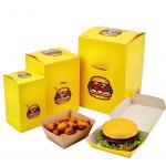 Customized Printing Fast Food Boxes: Burger, Fry & Chicken Nugget Packaging for sale