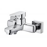 Single Handle Bath Mixer Taps Chrome Bathroom Faucet Fingerprint Resistant for sale