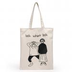 ODM Foldable Eco Canvas Bags Cotton Canvas Tote Shopper Bag for sale