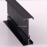 OEM Black Powder Coating RoHS Standard Window Aluminum Profile for sale