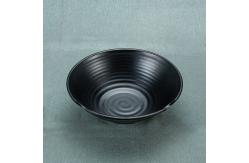 China Black Melamine Ramen 37oz Soup Bowls With Chopsticks supplier