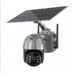 Wifi Security Solar CCTV Home IP Camera With Memory And Power Backup Speaker for sale