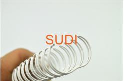 China SGS Certificated 11.1mm 1/2 Wire Spiral Binding Coils supplier