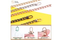 China Purse Chain Handbag Crossbody Shoulder Metal Chain Strap With Buckle supplier