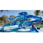 Water Park Playground Outdoor Games Pool Accessories Kids Water Slide Tube Spiral for sale