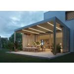 Outdoor Garden Terrace Gazebo Popular Motorized Aluminum Blinds Pergola for sale