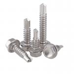 SS410 Hex Head Self Drilling Metal Screws for sale