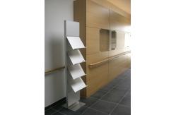 China Modern Four Layer Magazine Display Rack Metal Magazine Holder Eco Friendly supplier