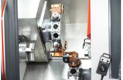 China Powerful Multi Spindle Cnc Vertical Turret Lathe With Back Spindle supplier