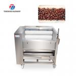 180KG Potato cleaning and peeling machine brush cleaning machine automatic discharge roller peeling machine for sale