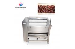 China Tengsheng Polishing Potato Washing And Peeling Machine Automatic Wave Roller supplier