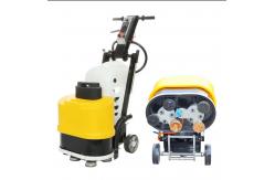 China Efficient Concrete Floor Grinder Yellow Blacka And Write 3 Grinding Plates supplier