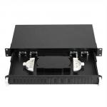 Fiber Optic Patch Panel 1U 24 port with dustproof cover on each port(7244203) for sale