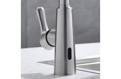 China Infrared Sensor Kitchen Water Faucets Pull Down Flexible Hose Taps supplier