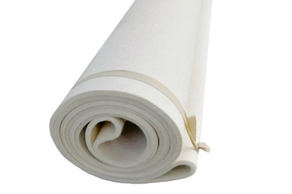 Conveyor Belts Endless Nomex Needle Felt Heat Resistance With Flat Surface