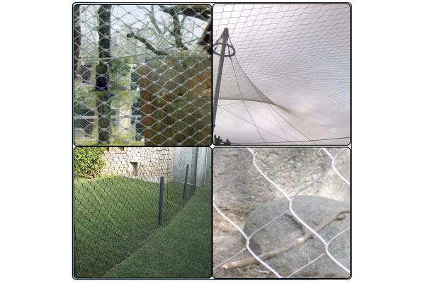 304 / 316 Stainless Steel Aviary Mesh , Stainless Steel Bird Netting