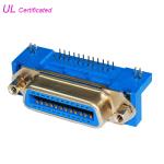 PBT 36 Pin Centronics Connector With PCB Right Angel Female Connector for sale