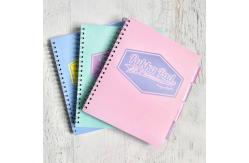 China Custom Spiral Notebook Printing Kawaii Kraft Stationary Notepad supplier