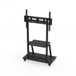 Modern Rolling Smart Board Floor Stand Tilt Adjustable Steel Mount for sale