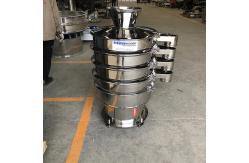 China Automatic Stainless Steel Flared Vibrating Sieve Machine Powder Liquid Sifter supplier
